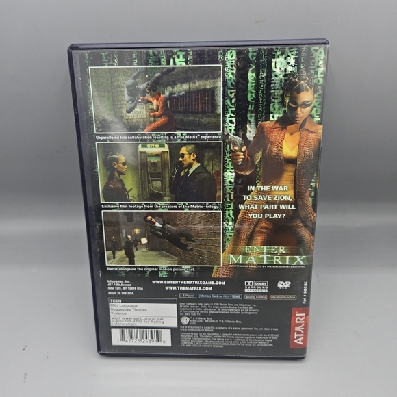 PS2 Enter the Matrix Video Game PlayStation 2 CIB Black Label Atari 2003 - Picture 4 of 6